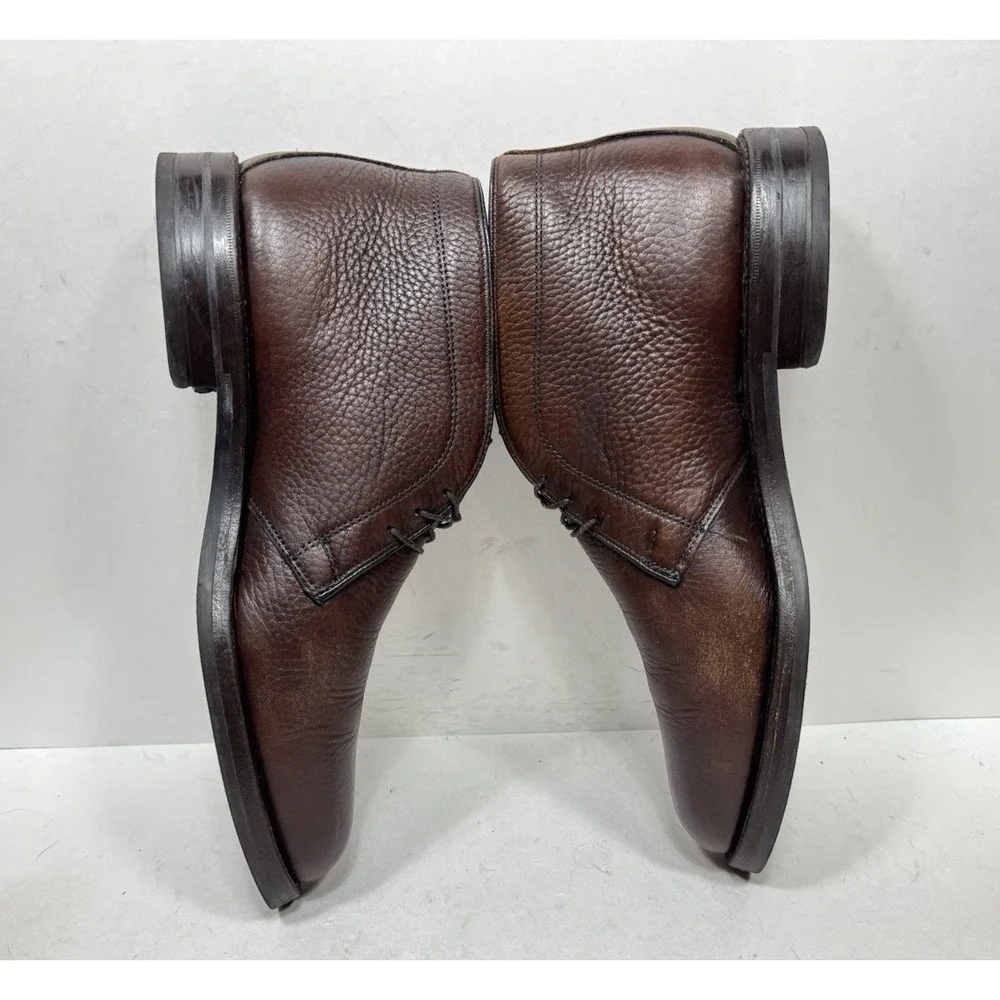Allen Edmonds Malvern Brown Leather Chukka Boots 9181 Men's Size 10 D